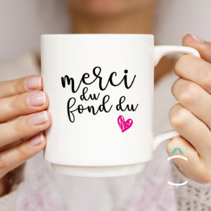 Mug – Merci du fond du coeur