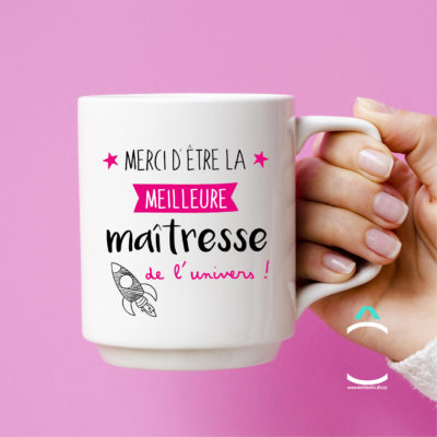 Mug – Merci d’être la meilleure maîtresse de l’univers!