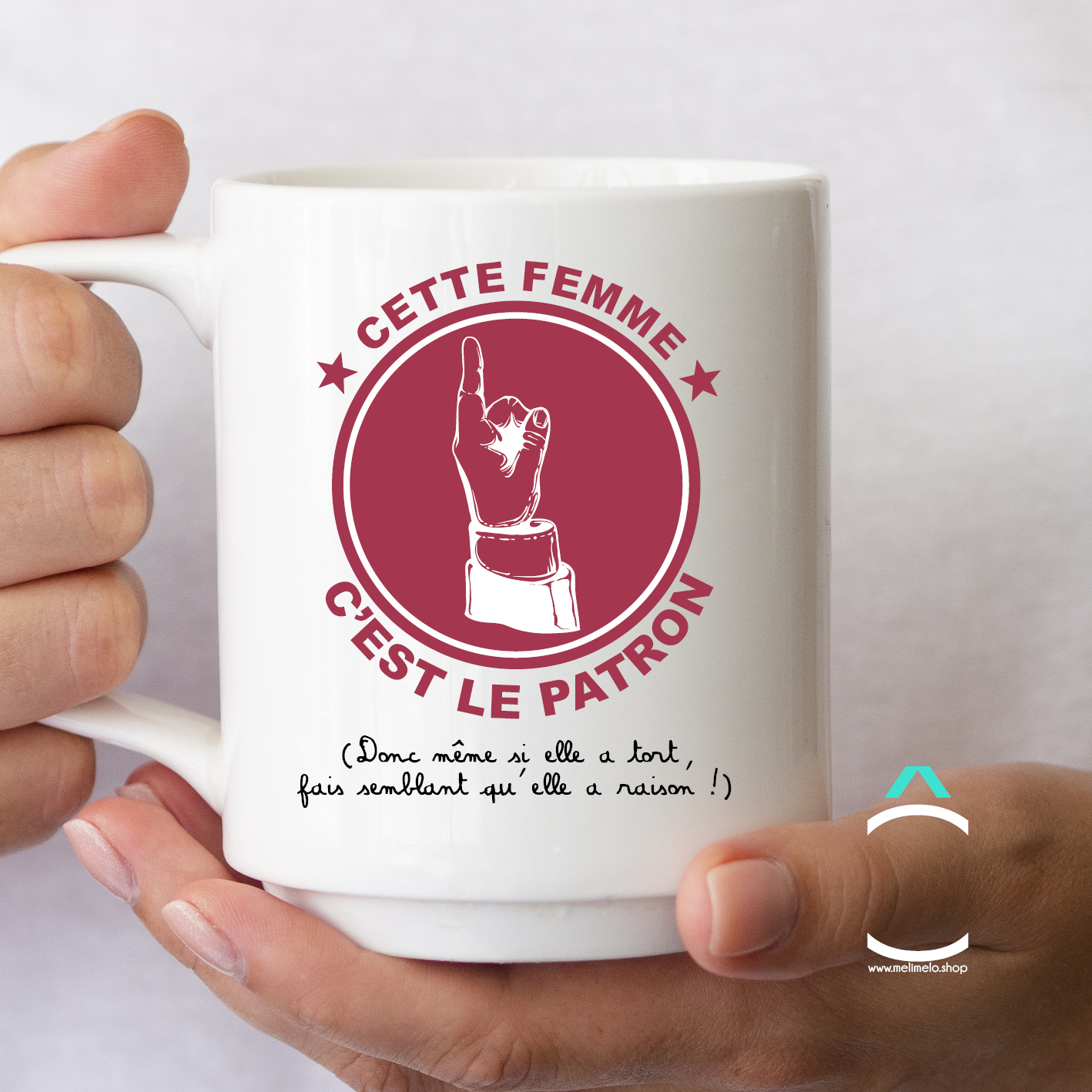 Mug Cette Femme Cest Le Patron Méli Mélô Concept 