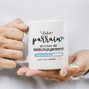 Mug – Futur parrain en cours de téléchargement