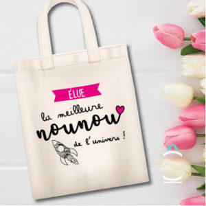 Tote-bag – Elue la meilleure nounou de l’univers