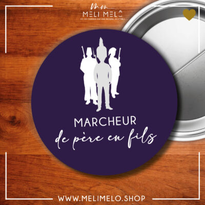 Badge – Marcheur de père en fils