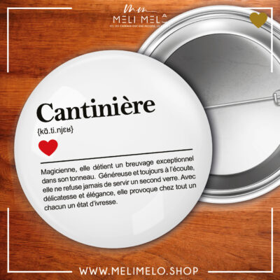 Badge – Cantinière: définition