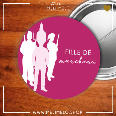 Badge – Fille de marcheur