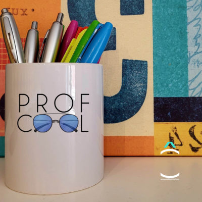 Pots à crayons – Prof cool
