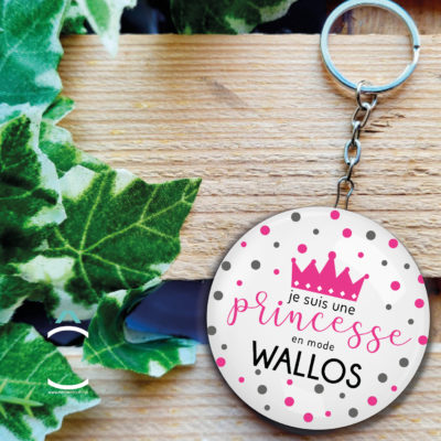 Porte-clés décapsuleur – Je suis une princesse en mode Wallos