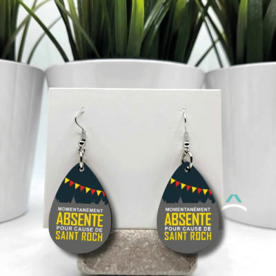 Boucles d’oreilles – Momentanément absente pour cause de Saint Roch