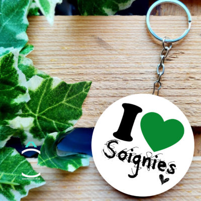 Porte-clés décapsuleur – I love Soignies