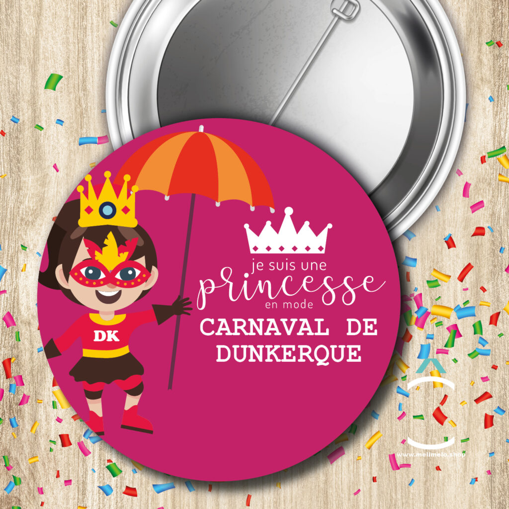 Nos badges pour le Carnaval de Dunkerque