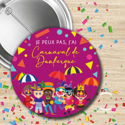 Badge – Je peux pas, j’ai Carnaval de Dunkerque