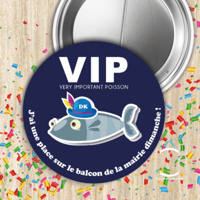 Badge – VIP: Very Important Poisson