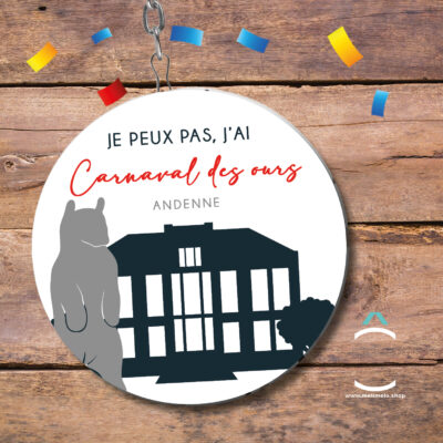 Porte-clés – Je peux pas, j’ai Carnaval des Ours