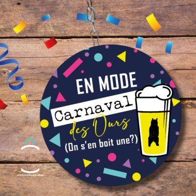 Porte-clés – En mode Carnaval des Ours