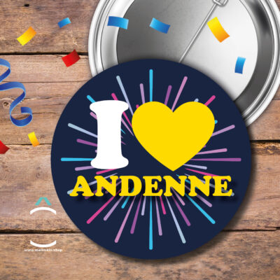 Badge – I love Andenne