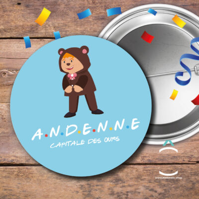 Badge – Andenne: capitale des ours