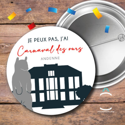 Badge – Je peux pas, j’ai Carnaval des Ours