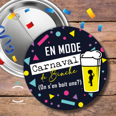 Badge – En mode carnaval de Binche