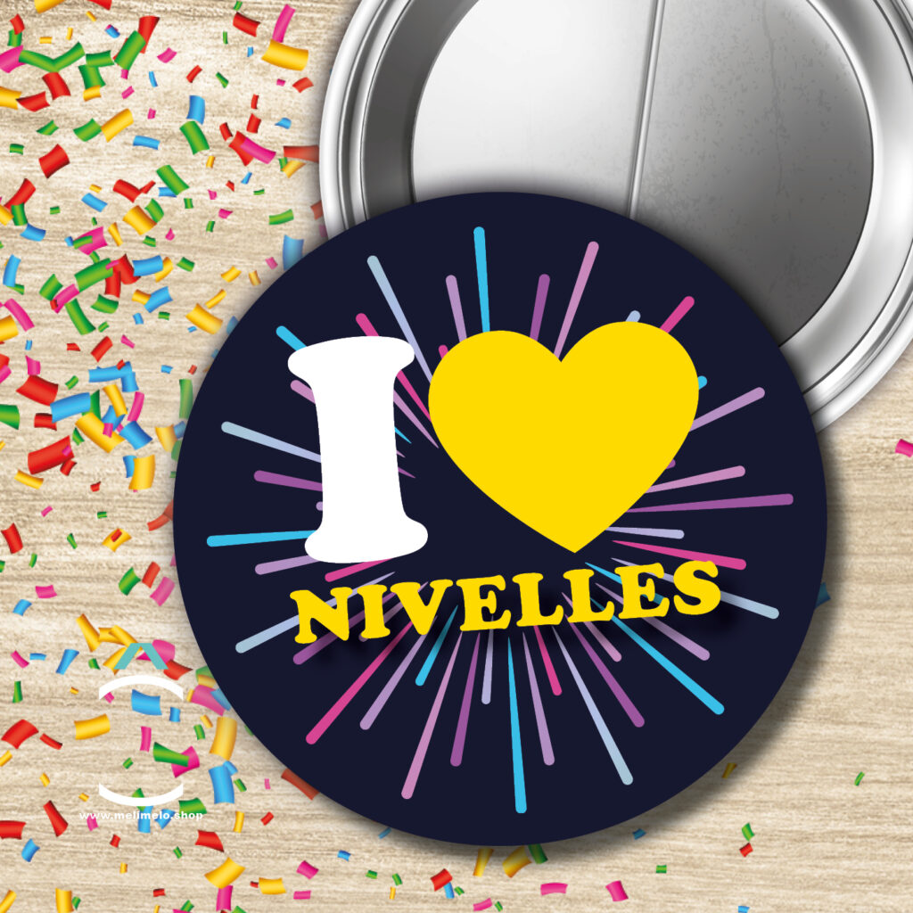 Nos badges pour le carnaval de Nivelles