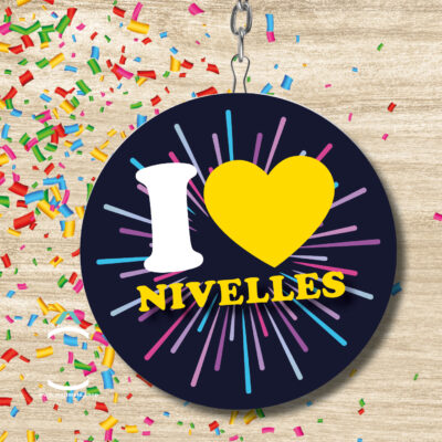 Porte-clés – I love Nivelles