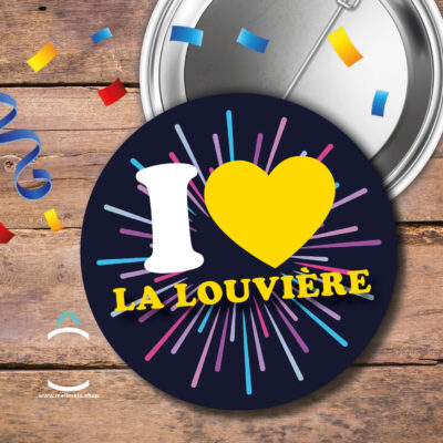 Badge – I love La Louvière