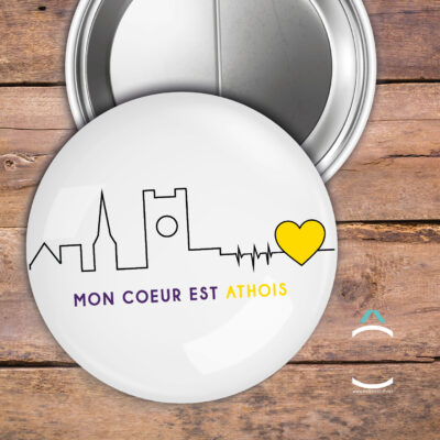 Badge – Mon coeur est athois