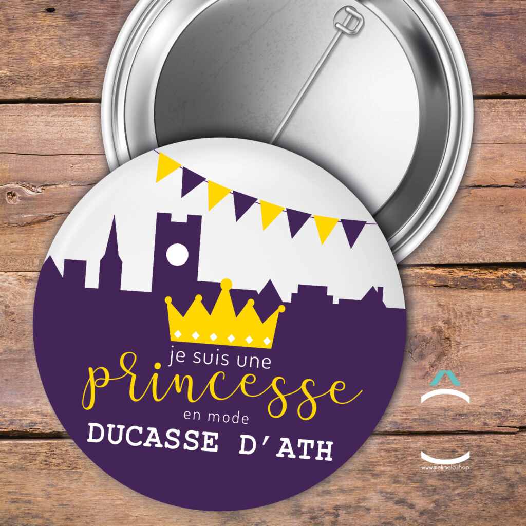 Nos badges pour la Ducasse de Ath