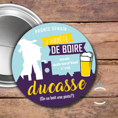 Badge – Promis demain j’arrête de boire