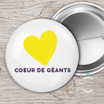 Badge – Coeur de géants