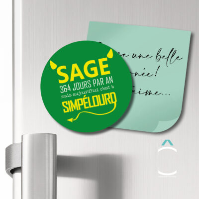 Magnet – Sage 364 jours par an mais aujourd’hui c’est la Simpélourd