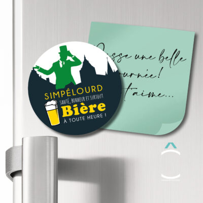 Magnet – Santé, bonheur et bière à toute heure!