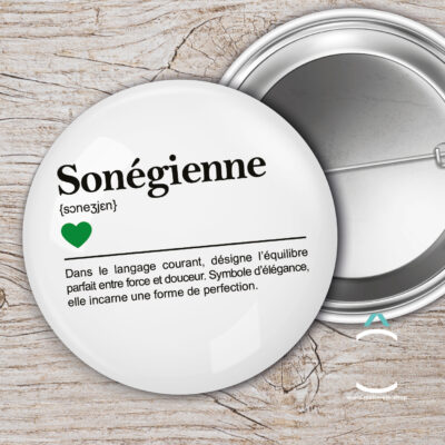 Badge – Sonégienne: définition