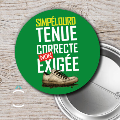 Badge – Tenue correcte non exigée