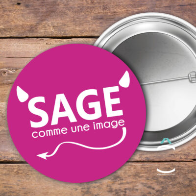 Badge – Sage comme une image