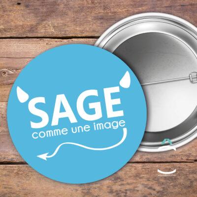 Badge – Sage comme une image