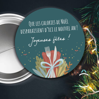 Badge – Que les calories de Noël disparaissent d’ici le nouvel an
