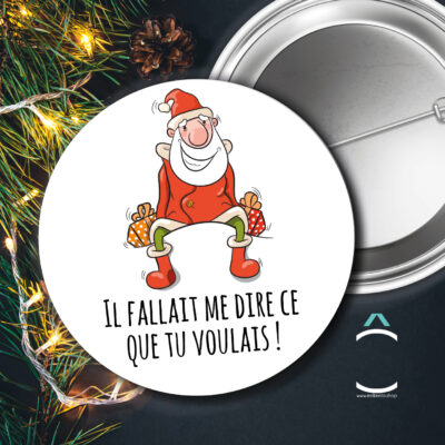 Badge – Il fallait me dire ce que tu voulais