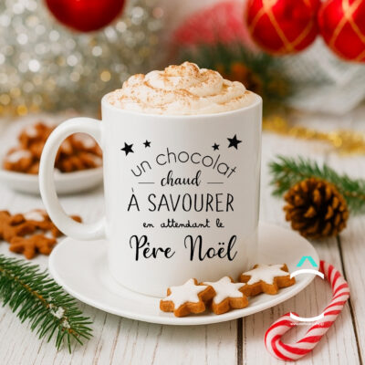 Mug – Un chocolat chaud à savourer en attendant le Père Noël