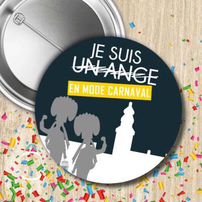 Badge – Je suis (un ange) en mode carnaval