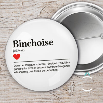 Badge – Binchoise: définition