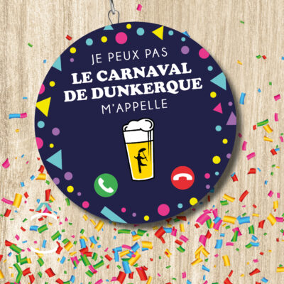 Porte-clés – Je ne peux pas, le carnaval de Dunkerque m&rsquo;appelle