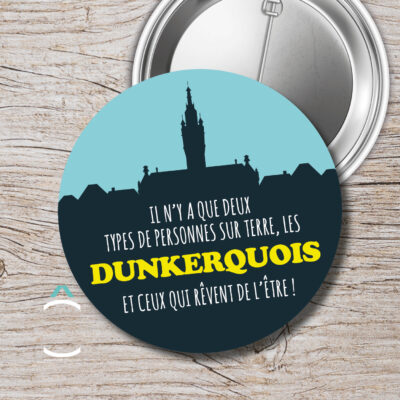 Badge – Il n&rsquo;y a que deux types de personnes sur terre