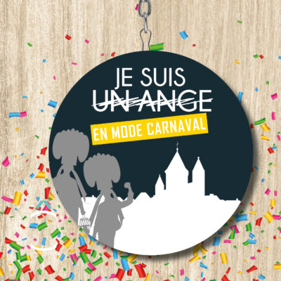 Porte-clés – Je suis (un ange) en mode Carnaval de Nivelles
