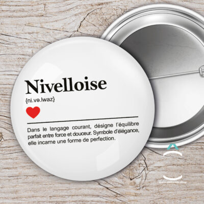 Badge – Nivelloise: définition
