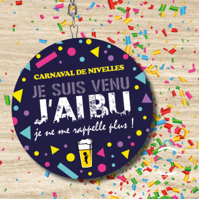 Porte-clés – Je suis venu, j&rsquo;ai bu, je ne me rappelle plus
