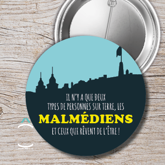 Badge – Il y a deux types de personnes sur terre