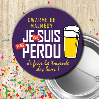 Badge – Je ne suis pas perdu, je fais la tournée des bars