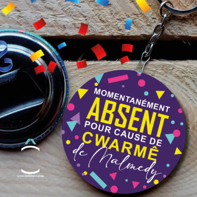 Momentanément absent pour cause de Cwarmê de Malmedy