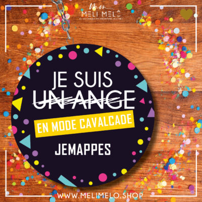 Porte-clés décapsuleur – Je suis (un ange) en mode Cavalcade de Jemappes
