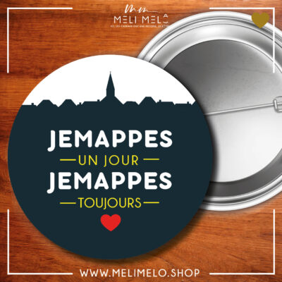 Badge – Jemappes un jour, Jemappes toujours