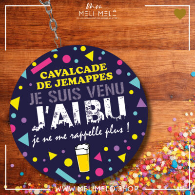 Porte-clés décapsuleur – Je suis venu, j&rsquo;ai bu, je ne me rappelle plus